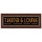 6" x 36" Theater Sign Framed Wall Art, Contemporary Home Theater Movie Décor, Glass Facing and Hanging Hardware Included